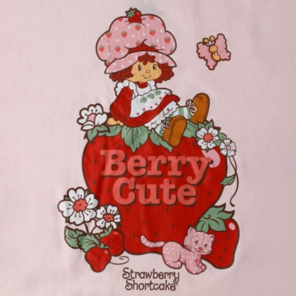 The World of Strawberry🍓Shortcake🍰 SS Tee🍓 NWT 'Vintage' Depiction of 🍓🍰XL - Picture 3 of 16